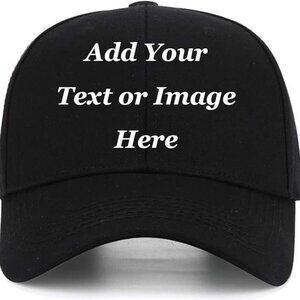 Custom Baseball Cap with Your Text,Personalized Adjustable Trucker Caps Casual S
